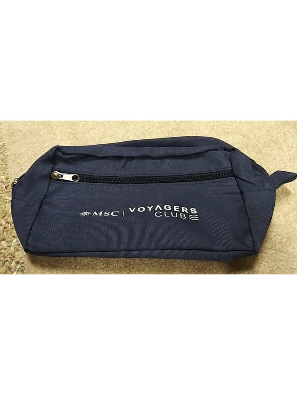 MSC VOYAGERS CLUB TOILETRY BAG NAVY